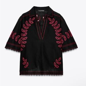 Zara Embroidered Shirt